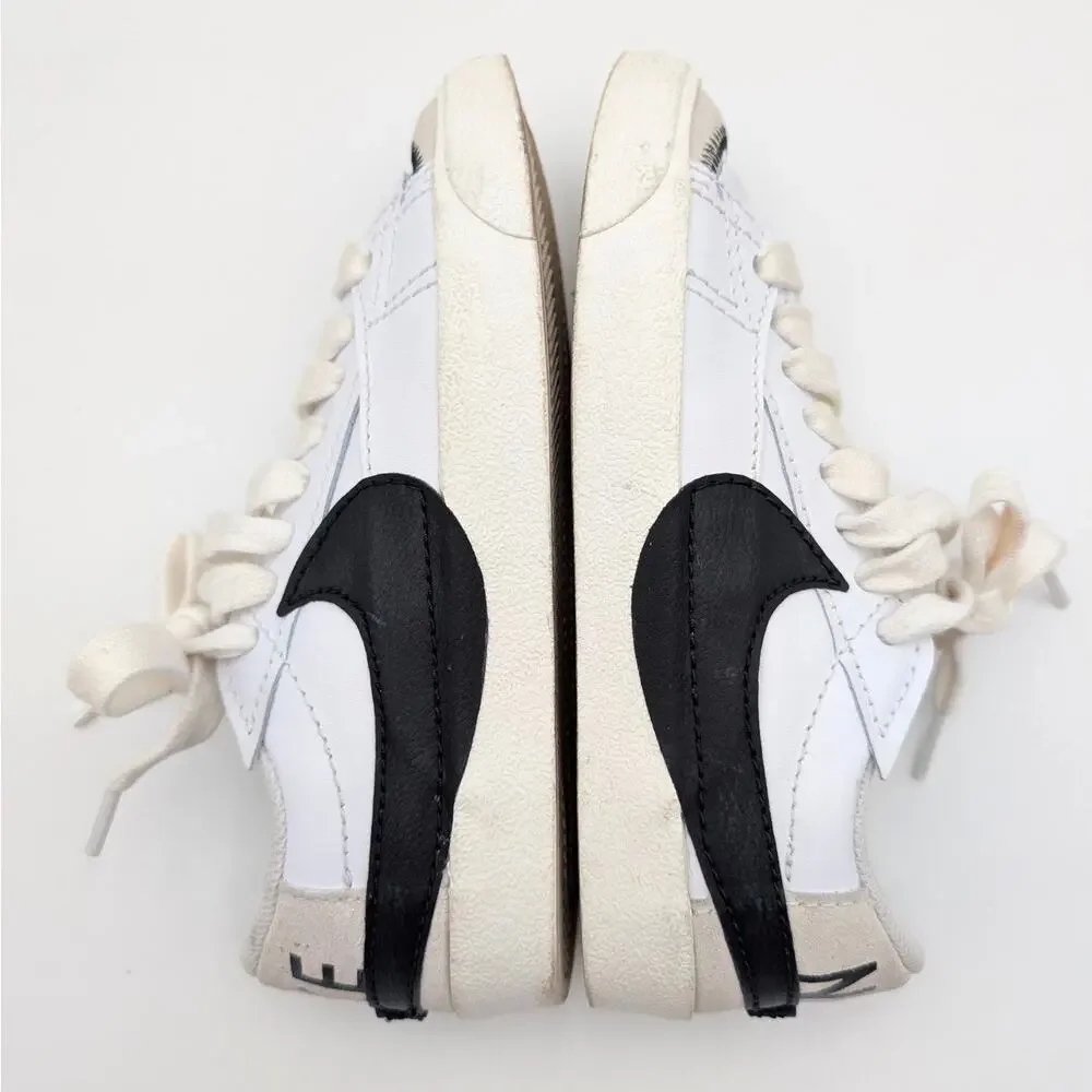 Nike Blazer Low '77 Jumbo Sneakers Shoes Women's White/Black Size US7 EU38